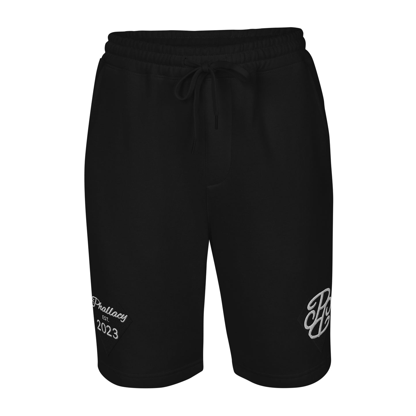 Phallacy Diamond Men's Fleece Shorts (Embroidery)