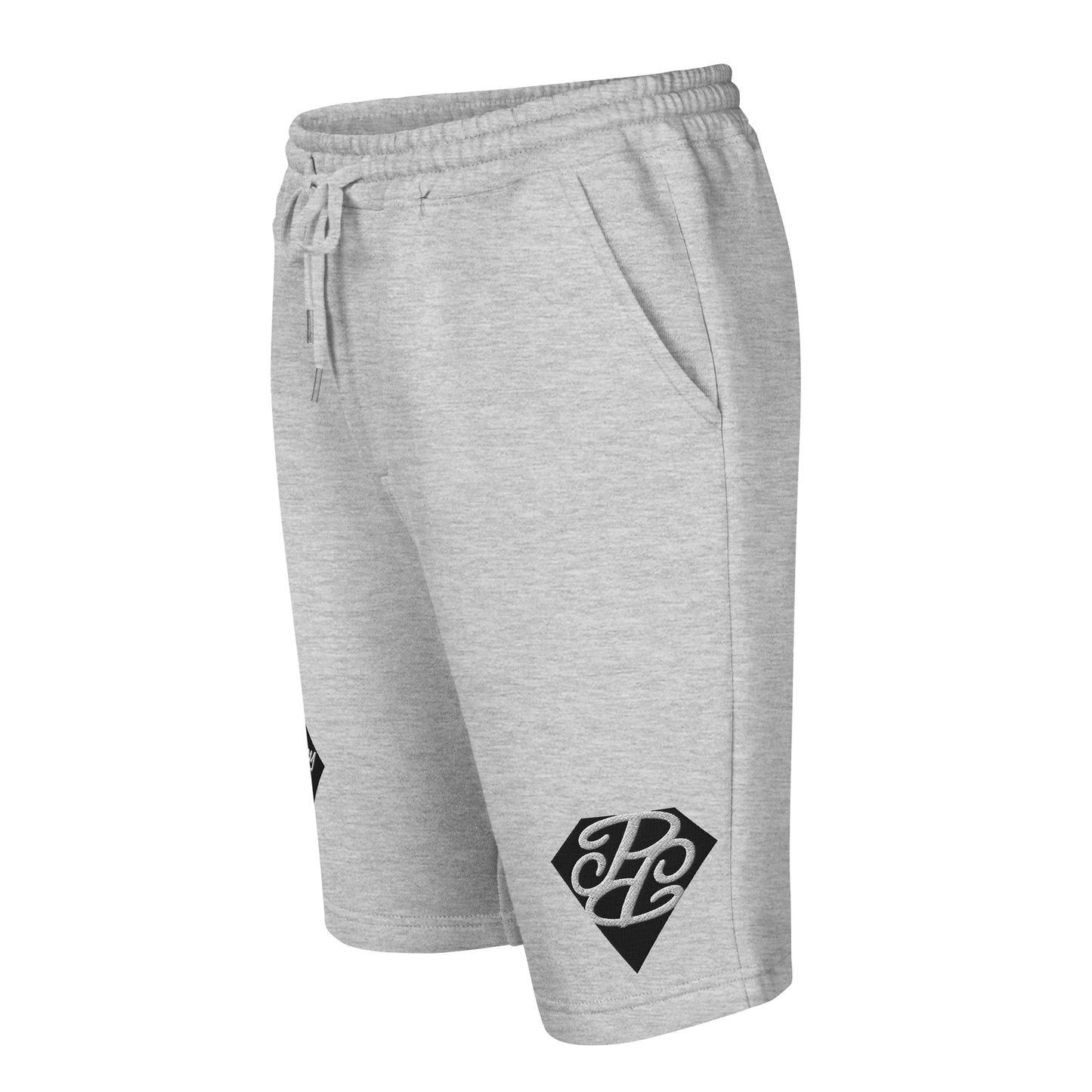 Phallacy Diamond Men's Fleece Shorts (Embroidery)