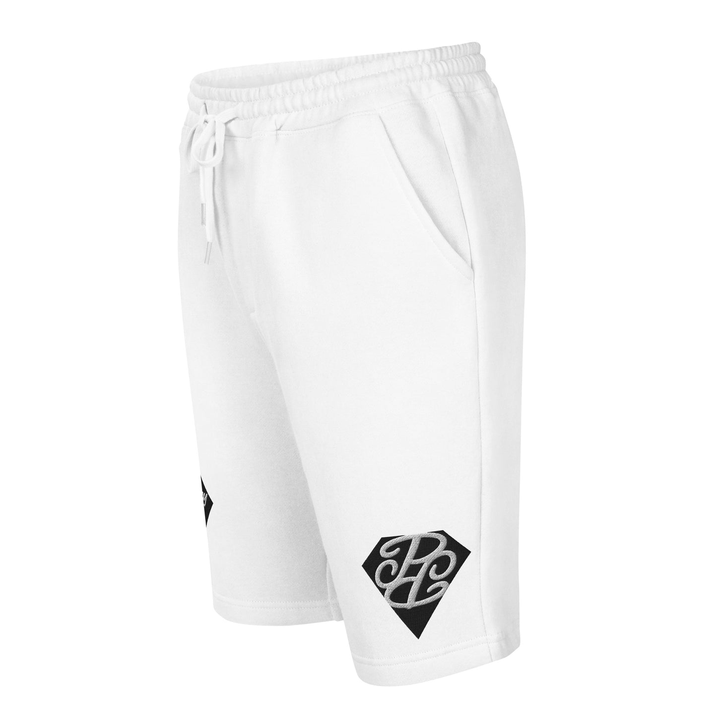 Phallacy Diamond Men's Fleece Shorts (Embroidery)