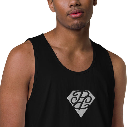 Phallacy Diamond Men’s Premium Tank Top (Embroidery)