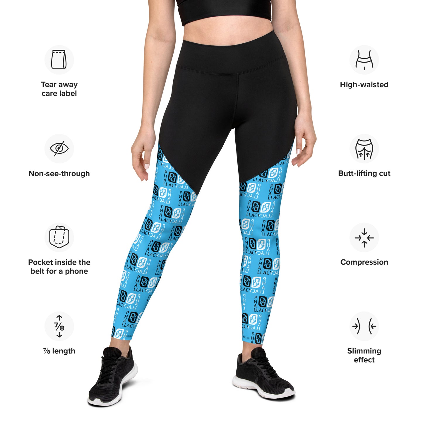 Phallacy Balance Designer Sports Leggings