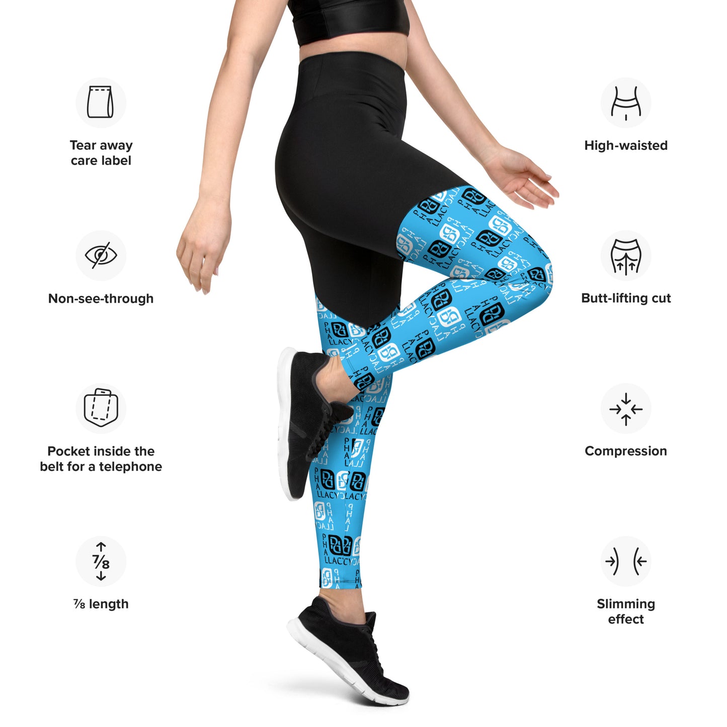 Phallacy Balance Designer Sports Leggings