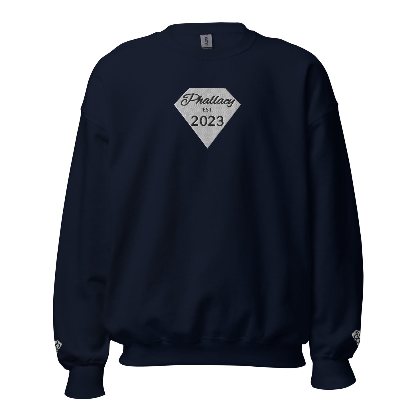 Phallacy Diamond Unisex Sweatshirt (Embroidery)