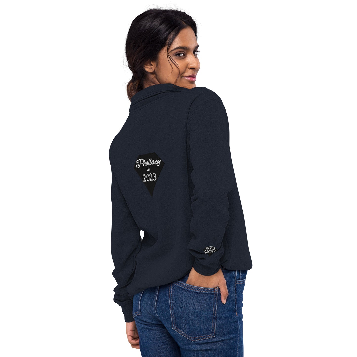 Phallacy Diamond Unisex Fleece Pullover (Embroidery)