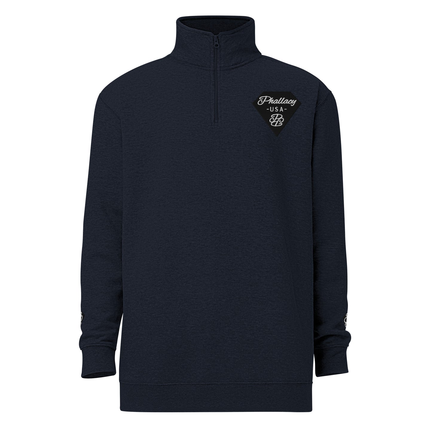 Phallacy Diamond Unisex Fleece Pullover (Embroidery)