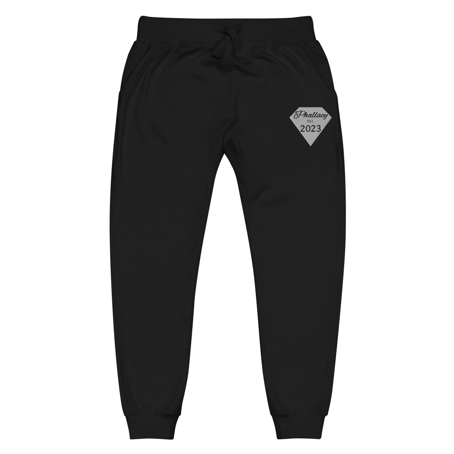 Phallacy Diamond Unisex Fleece Sweatpants (Embroidery)