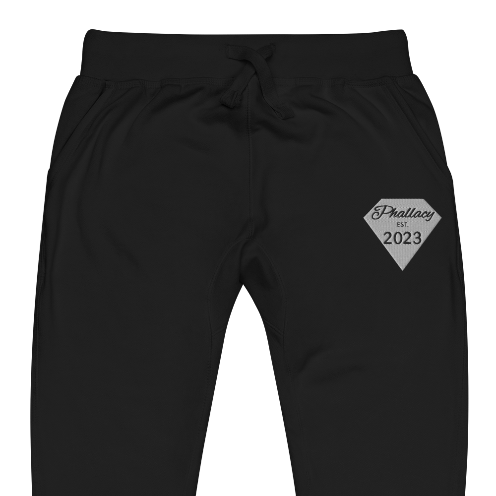 Phallacy Diamond Unisex Fleece Sweatpants (Embroidery)