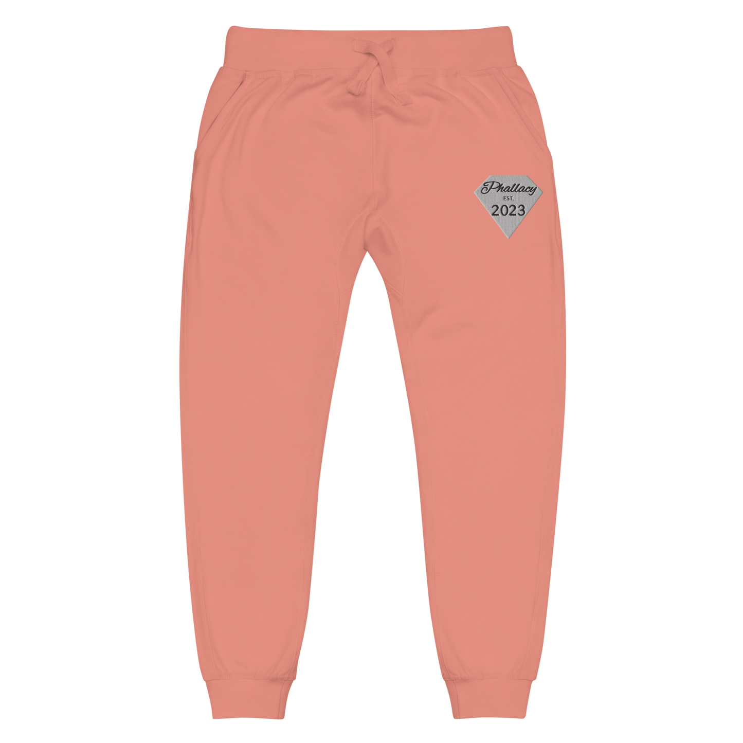 Phallacy Diamond Unisex Fleece Sweatpants (Embroidery)