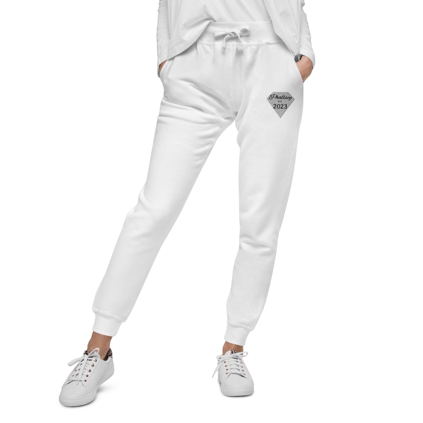 Phallacy Diamond Unisex Fleece Sweatpants (Embroidery)