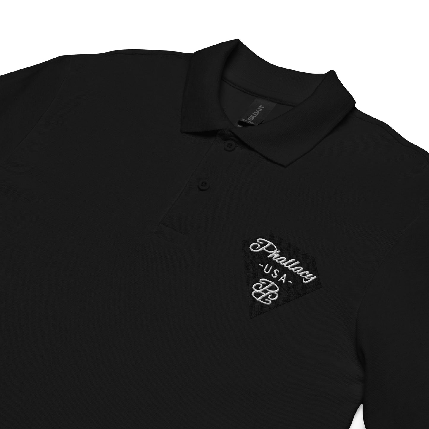 Phallacy Diamond Unisex Pique Polo Shirt (Embroidery)