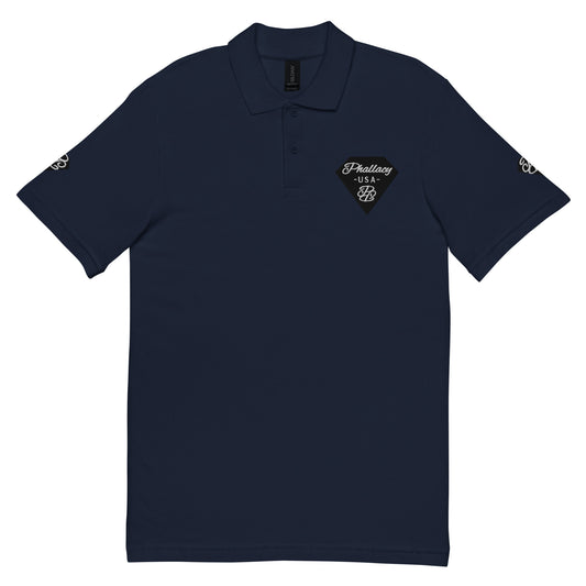 Phallacy Diamond Unisex Pique Polo Shirt (Embroidery)