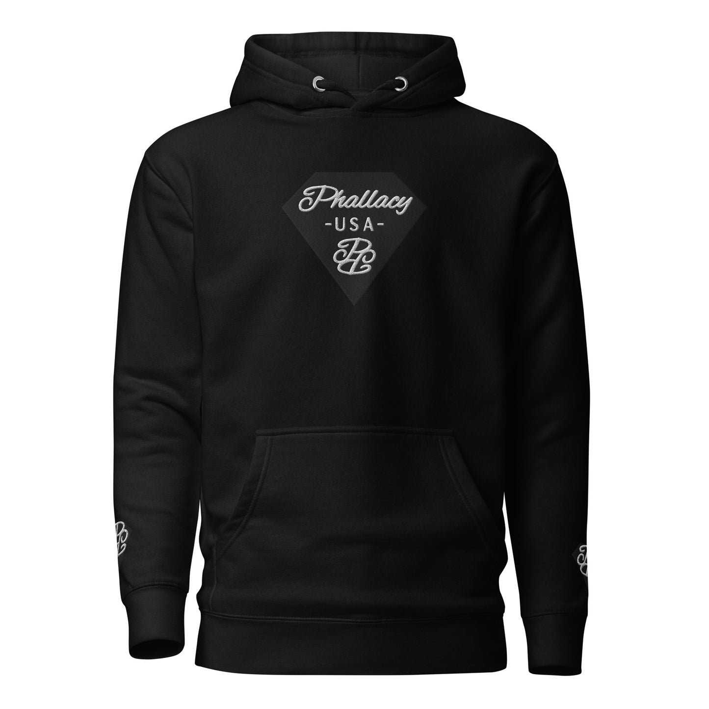 Phallacy Diamond Unisex Hoodie (Embroidery)