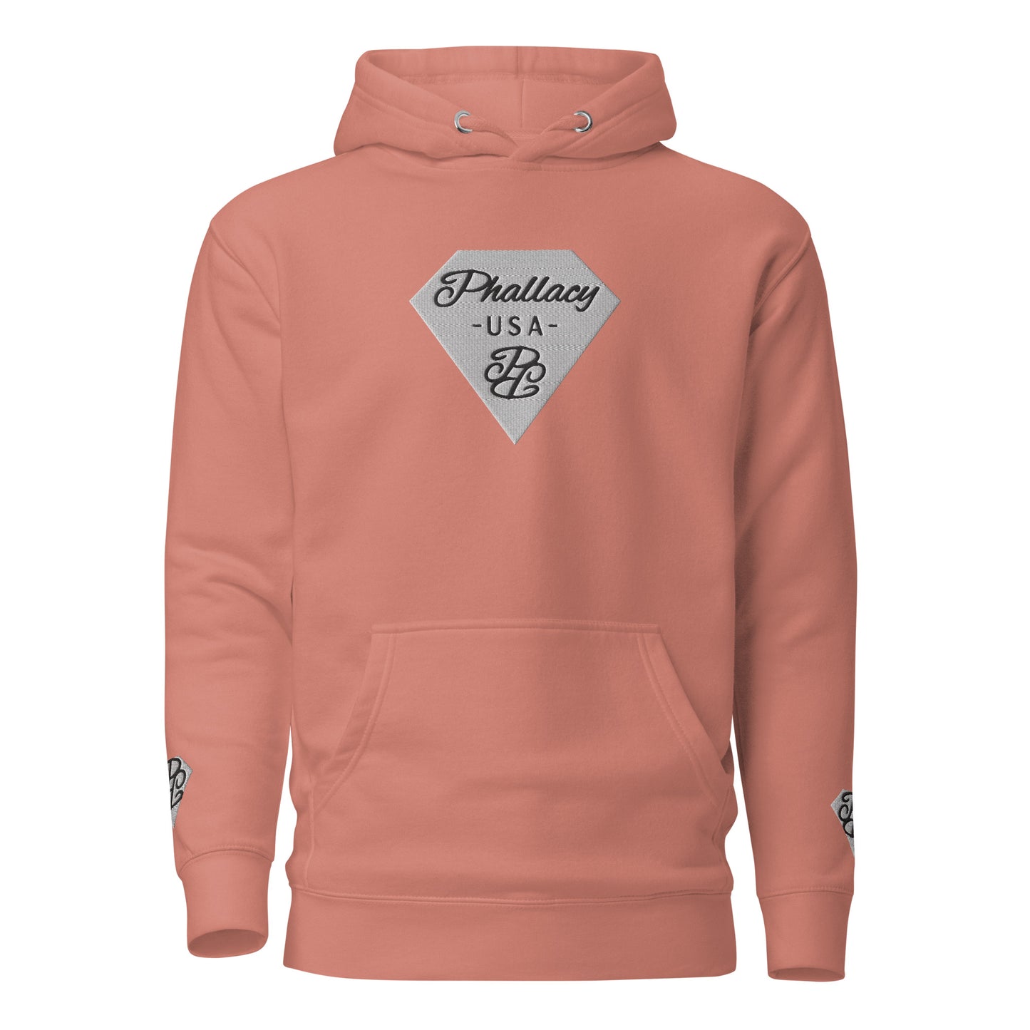 Phallacy Diamond Unisex Hoodie (Embroidery)