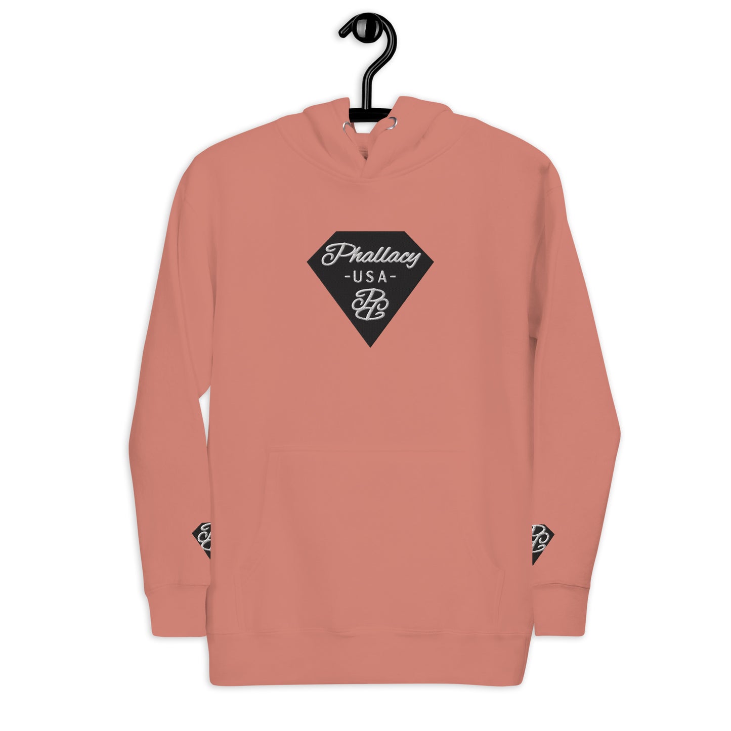 Phallacy Diamond Unisex Hoodie (Embroidery)