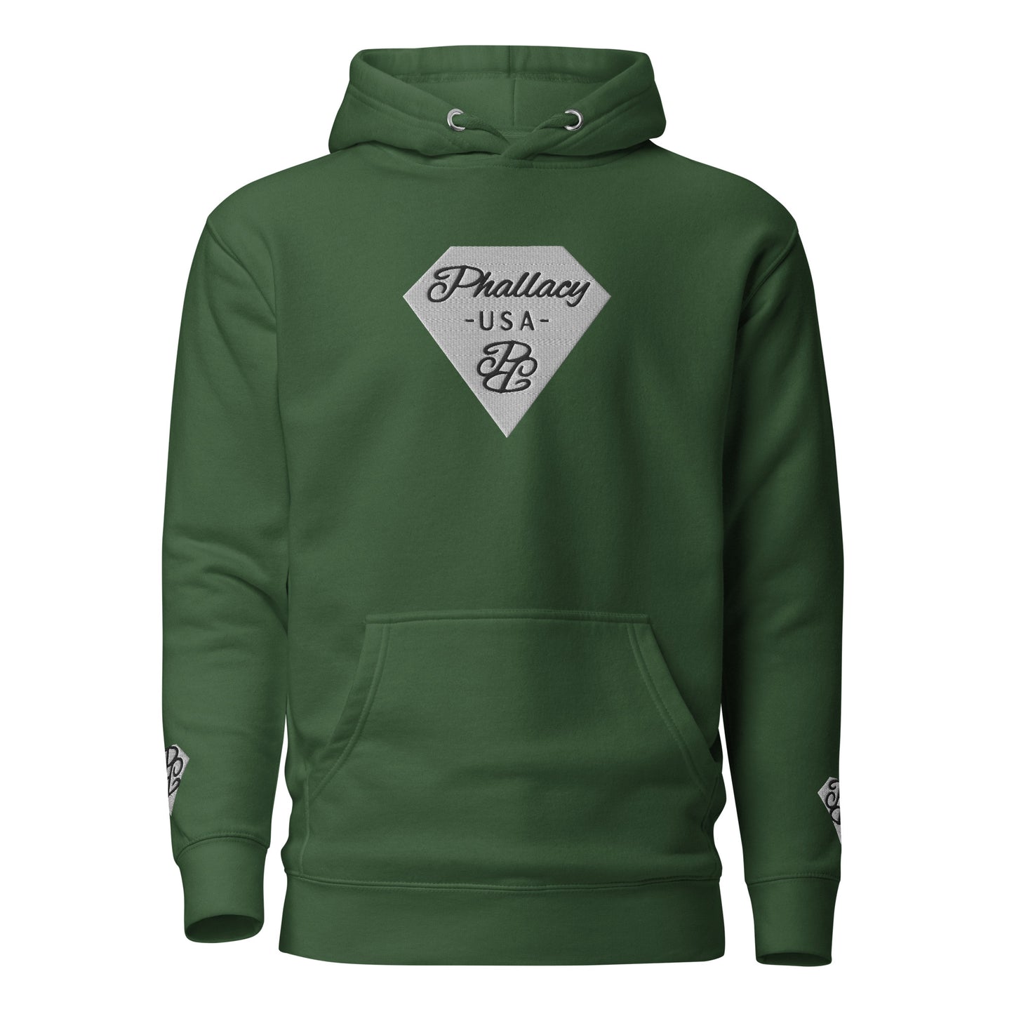 Phallacy Diamond Unisex Hoodie (Embroidery)