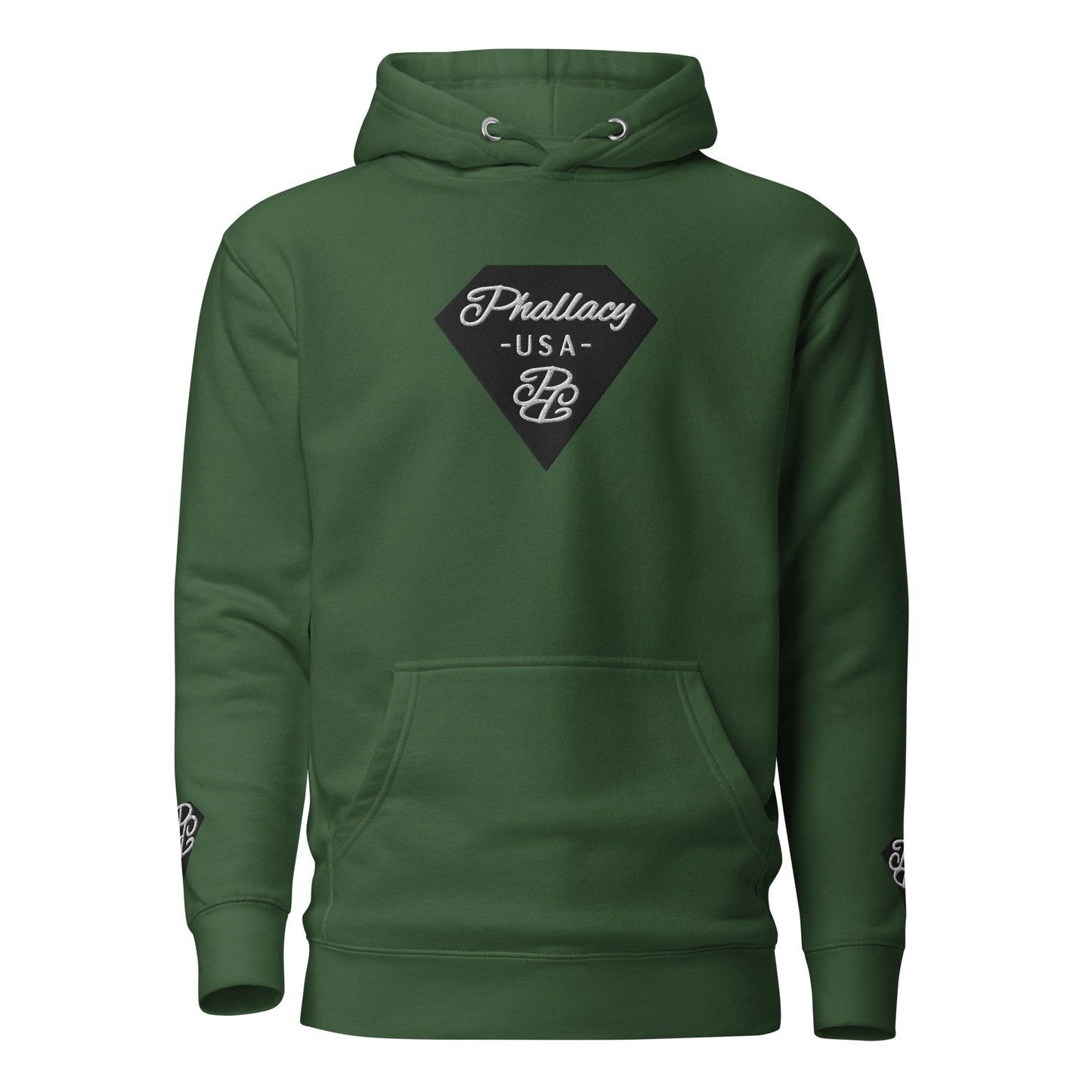 Phallacy Diamond Unisex Hoodie (Embroidery)