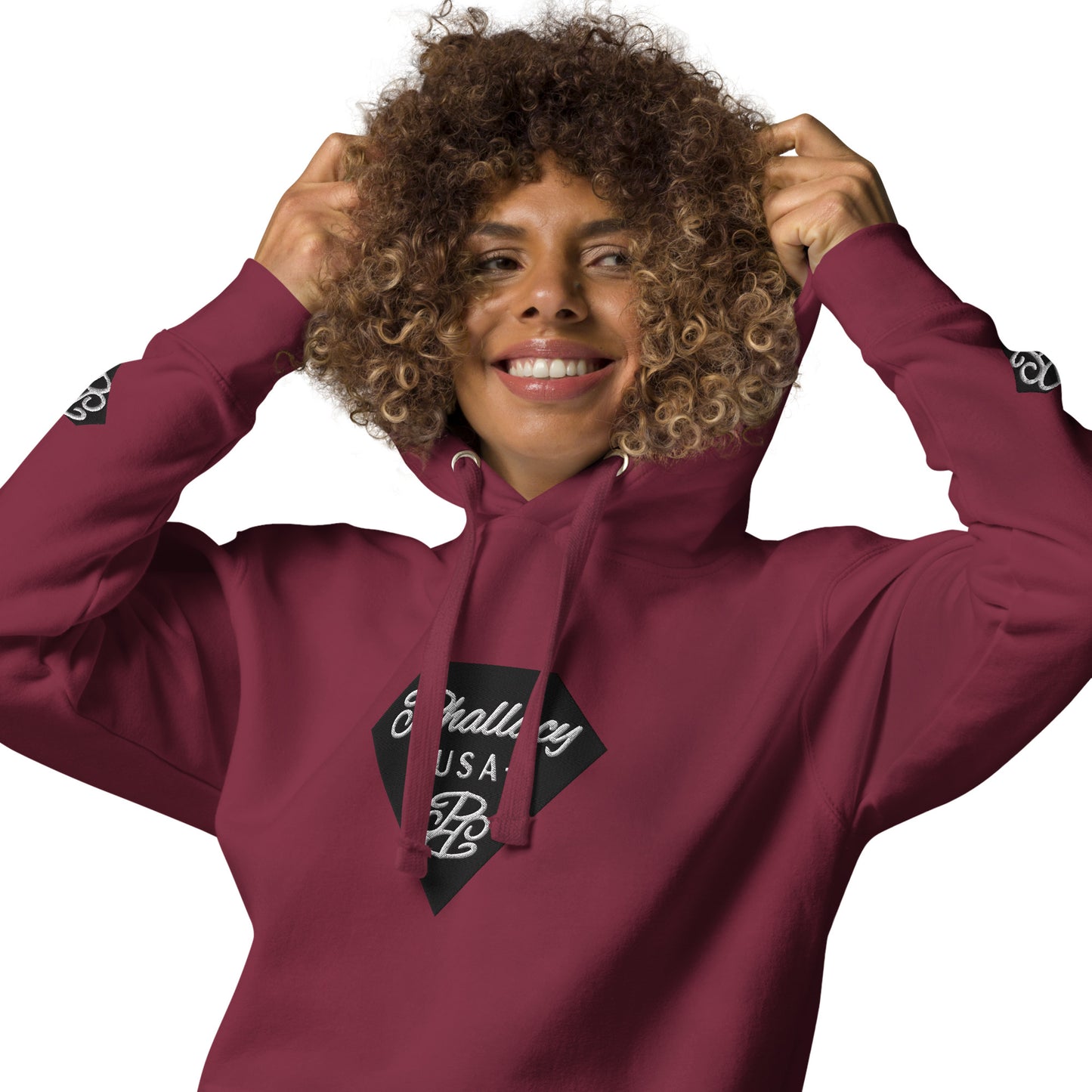 Phallacy Diamond Unisex Hoodie (Embroidery)