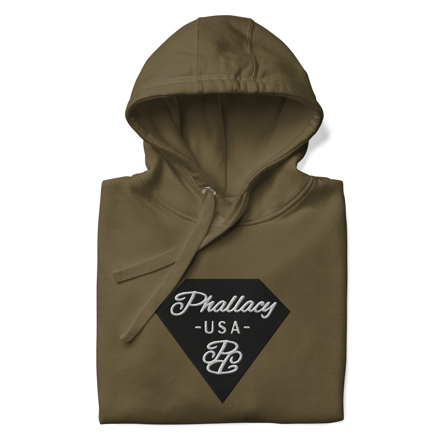 Phallacy Diamond Unisex Hoodie (Embroidery)