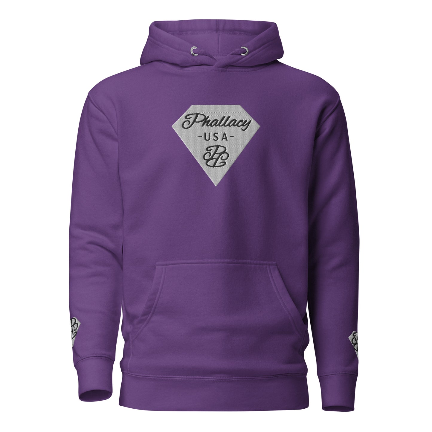 Phallacy Diamond Unisex Hoodie (Embroidery)