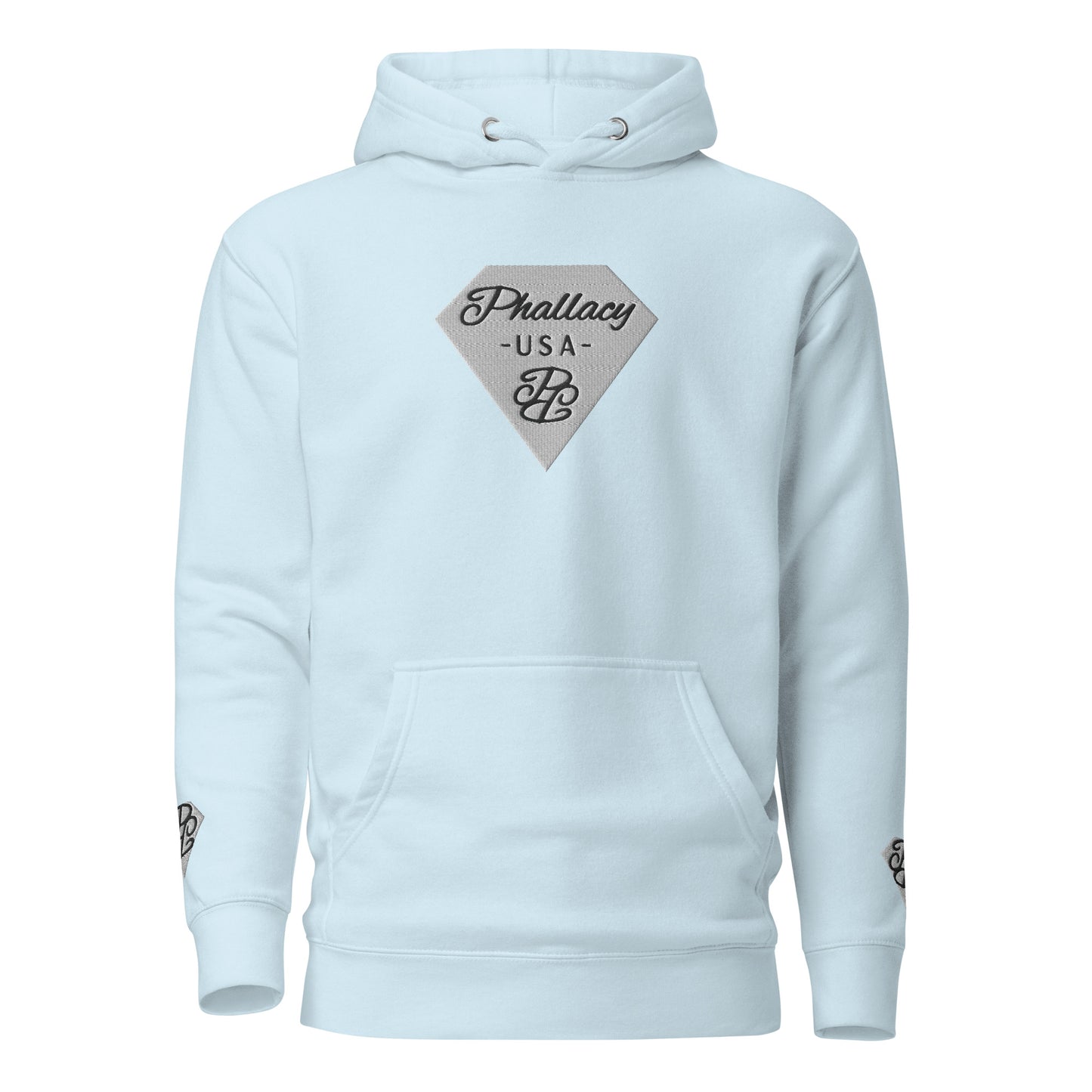 Phallacy Diamond Unisex Hoodie (Embroidery)