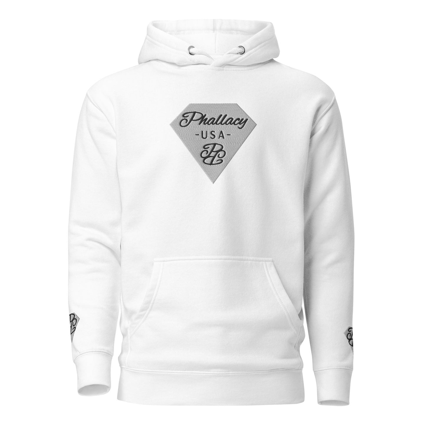 Phallacy Diamond Unisex Hoodie (Embroidery)