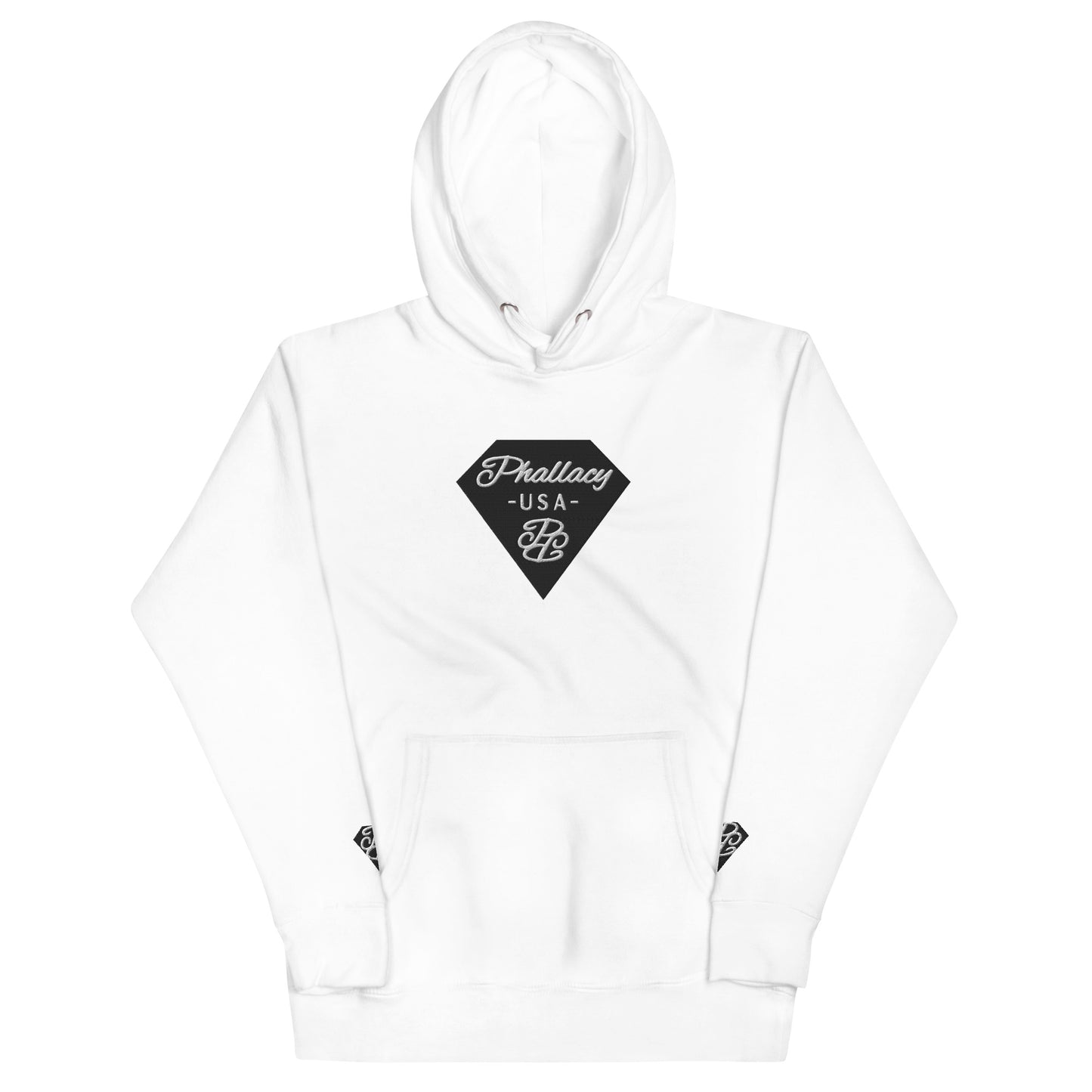 Phallacy Diamond Unisex Hoodie (Embroidery)