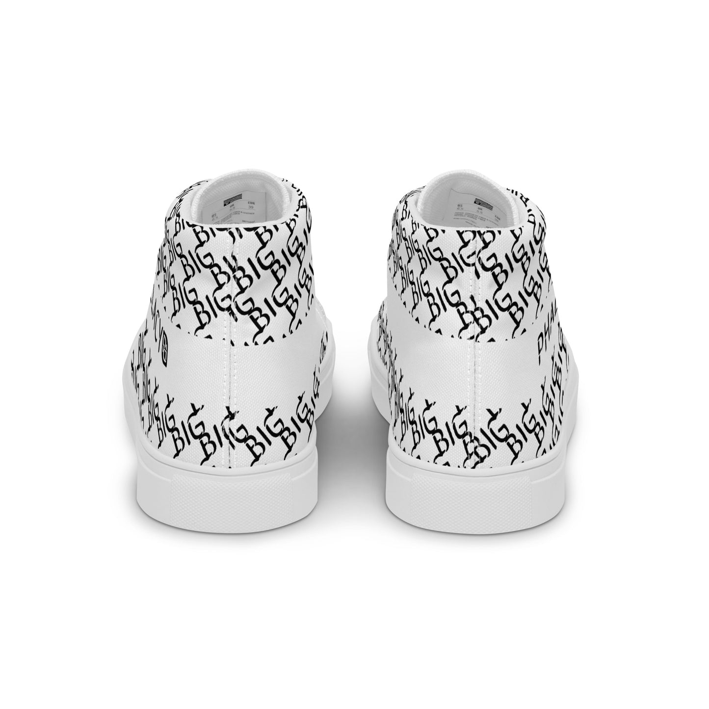 Phallacy BIG Designer Women’s High Top Canvas Shoes